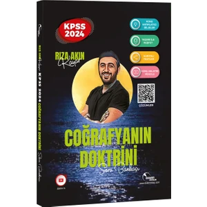 Doktrin Yayınları 2024 KPSS Coğrafyanın Doktrini Soru Bankası Rıza Akın Kayar