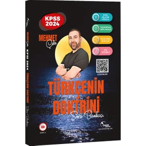 Doktrin Yayınları 2024 KPSS Türkçenin Doktrini Soru Bankası Mehmet Çele