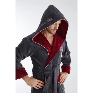 Arena Nakış Triga Bukle  Bambu Cotton Erkek Bornoz