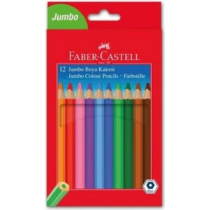 Kuru Boya Jumbo Tam Boy 12 Renk 1 Paket Karton Kutu Jumbo Kuru Boya Kalemi 12 Li Canlı Renkler Boya Kalemleri