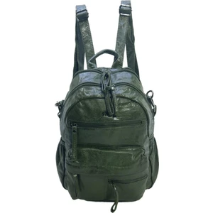 Y.S.Deri Kadın Sırt Çantası Fonksiyonel Kullanım Omuz Çapraz Askılı Bayan Sırt Çantası