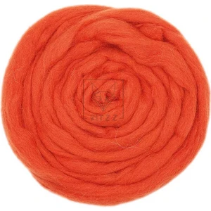 Yün Keçe 0141 // Keçeleşen Yün // Nar Çiçeği