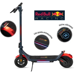 Kickscooter A6 Pro Redbull Arkadan Itişli 500 Watt 25 Km Elektr