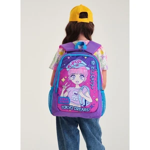 Coral High Ilkokul Çanta Takımı Lavanta K-Pop Kız Çocuk Okul Çantası Seti