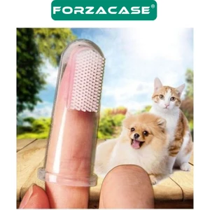 Kedi ve Köpekler Için Silikon Parmak Diş Temizleme Fırçası - FC034