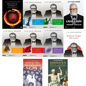 Bilgiyle Sohbet - Dahi Diktatör - Aptalı Tanımak - Senin Cahilliğin Benim Yaşamımı Etkiliyor - Dikkate Değer Mevzular / 10 Kitap Full Set - Celal Şengör