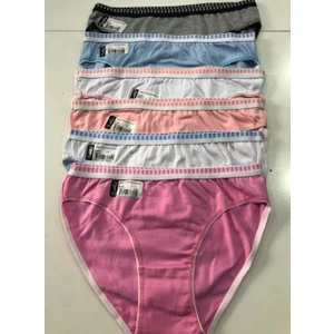 6'lı Paket Çok Renkli Marta Bikini Kadın Slip Külot