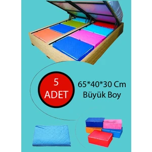 Met Shopping 5'li Büyük Boy Hurç, Yastık Hurcu, Elbise Hurcu, Kıyafet Hurcu, Mega Boy Hurç, Tela Hurç