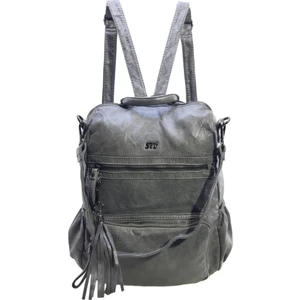 Y.S.Deri Kadın Sırt Çantası Deri Fonksiyonel Kullanım Omuz Ve Sırt Çantası