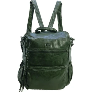 Y.S.Deri Kadın Sırt Çantası Deri Fonksiyonel Kullanım Omuz Ve Sırt Çantası