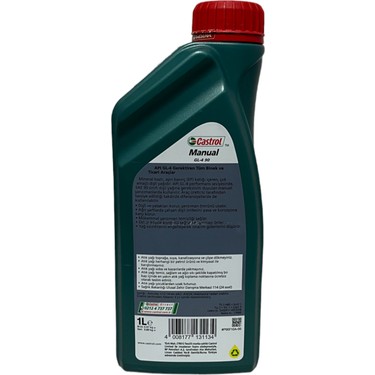 Castrol Manual Gl-4 90 Şanzıman Yağı 1 Litre Fiyatı
