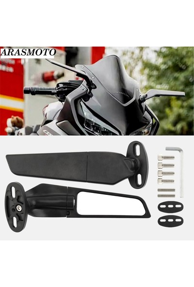 Aras Moto Motosiklet Kanat Dikiz Ayna Cf Moto Sr 250 Pulsar Rs 200 Uyumlu Arasmoto