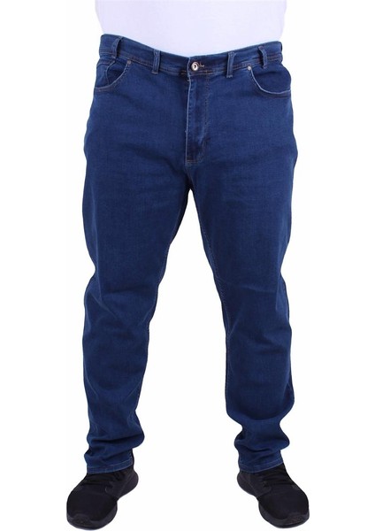 Mocgrande Büyük Beden Kot Pantolon Power Lycra Madrid 11900 Mavı