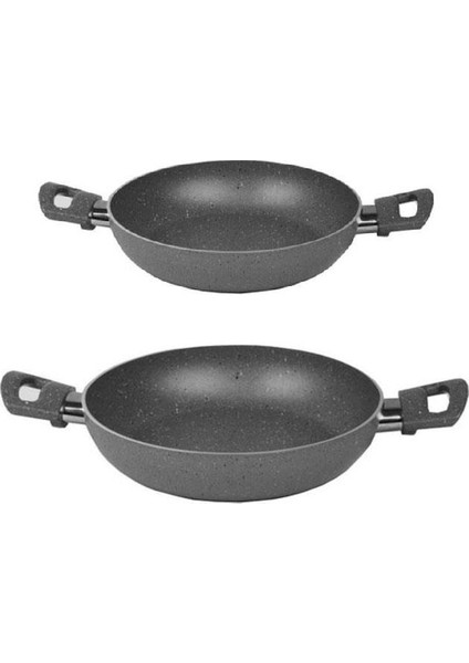 Granit Yumurta Sahan Seti 18 cm ve 24 cm