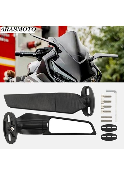 Aras Moto Motosiklet Kanat Dikiz Ayna Cf Moto Sr 250 Pulsar Rs 200 Uyumlu Arasmoto