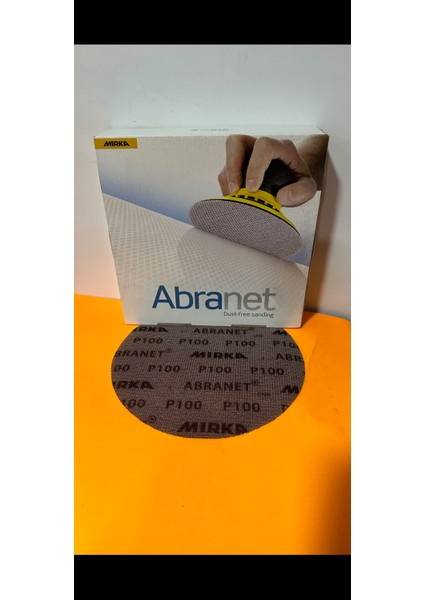 Abranet 225 mm Cırt Alçı Zımpara P100 Kum 3 Adet