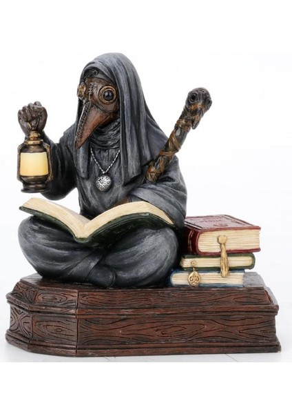 Veronese Biblolar-Wise Karışık-Wıse Veba Doktoru-12*7*13 CM– Dekoratif Obje ve Koleksiyonluk Model