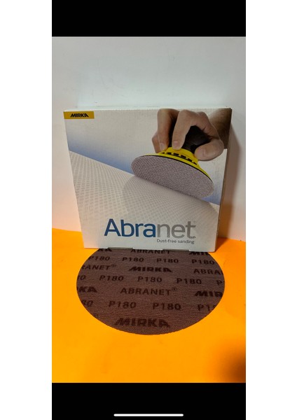 Abranet 225 mm Cırt Alçı Zımpara P180 Kum 3 Adet