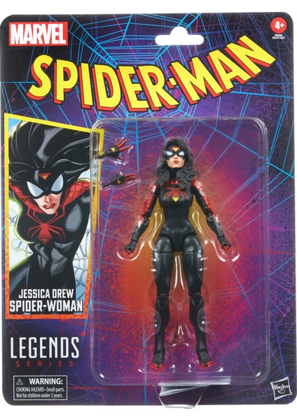 Spider-Man Legends - Marvel Legends Jessica Drew Spider-Woman Aksiyon Figürü