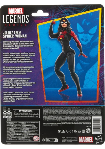 Spider-Man Legends - Marvel Legends Jessica Drew Spider-Woman Aksiyon Figürü