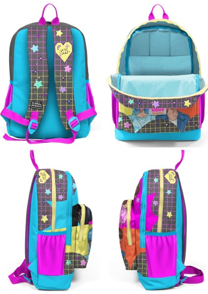 Ilkokul Çantası Seti Mavi Pembe Anime - Kız Çocuk fiyatları