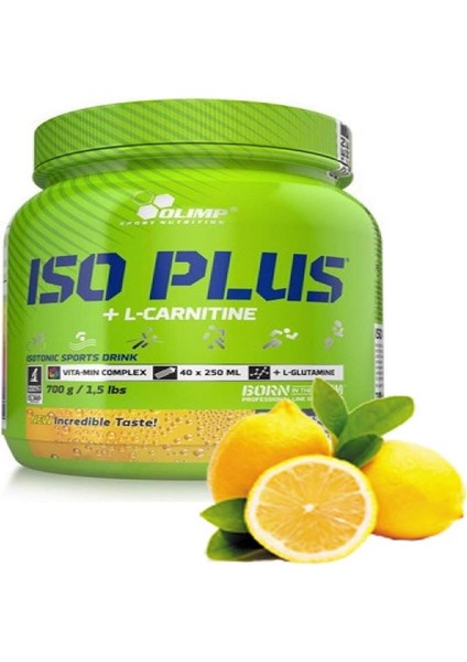 Iso Plus L- Carnitine Isotonic Drink 700 gr - Limon