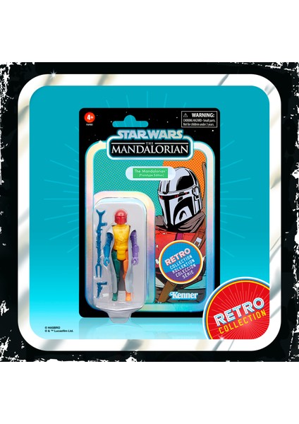 Star Wars: The Mandalorian - Retro Collection The Mandalorian Prototype Edition modelleri