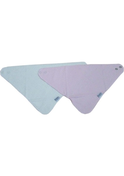 Kız Bebek Jakarlı 2'li Mama Önlüğü