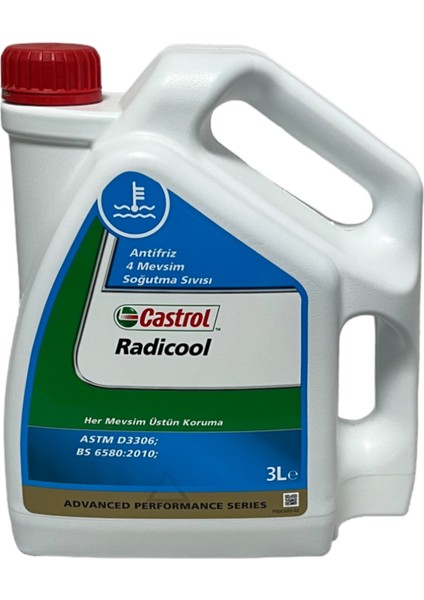 Radicool 4 Mevsimlik Mavi Antifriz 3 Litre