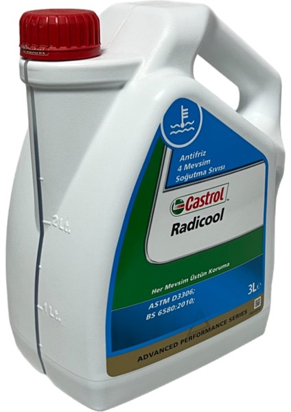 Radicool 4 Mevsimlik Mavi Antifriz 3 Litre