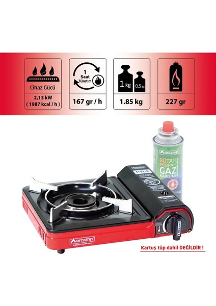 Tekli Portatif Ocak(Gaz Emniyetli) modelleri