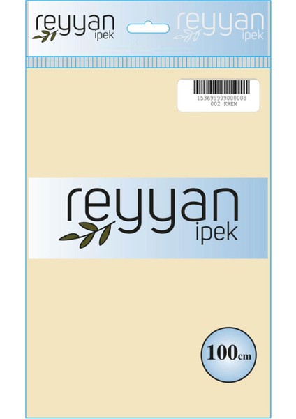 Reyyan Düz Renk Poşetli Yazma Renk-02 Krem -96