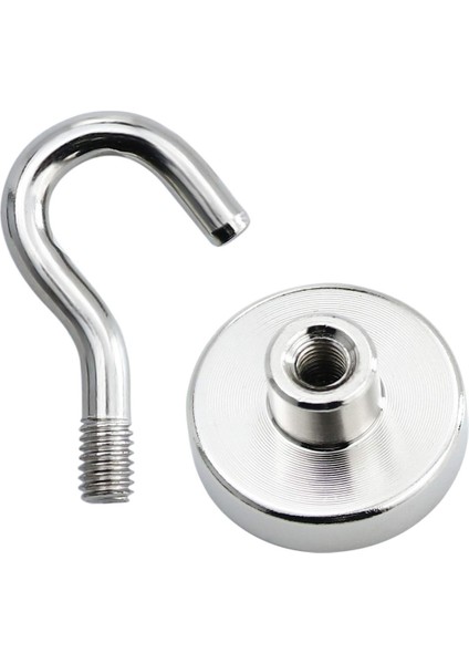 16 mm Pot Mıknatıs - Güçlü Neodyum Askı Kanca Mıknatıs