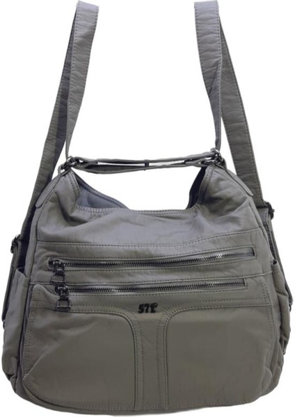 Yıkama Deri Kadın Omuz Sırt Çantası Fonksiyonel Kullanım Bayan Çanta fırsatları