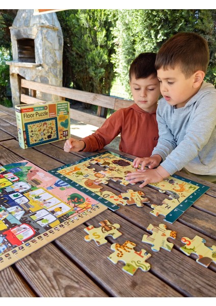 Animal Alphabet | Ingilizce Hayvanlar Alfabe Ara-Bul Eğitici Puzzle | 35 Parça 2-4 Yaş fırsatları