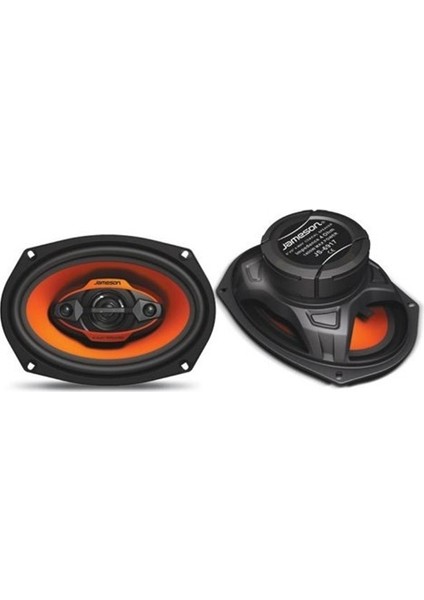 JS-6917 Oval Oto Hoparlör Takımı 240RMS 1400 W 6x9 Amfi Uyumlu JS-6917