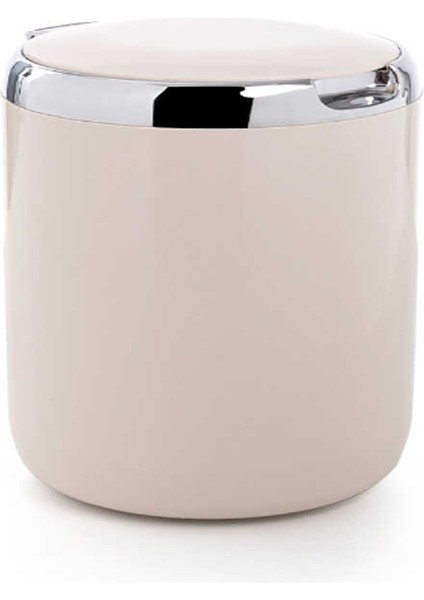 Pasifik Çöp Kovası Plastik Kapaklı Bej 3 lt