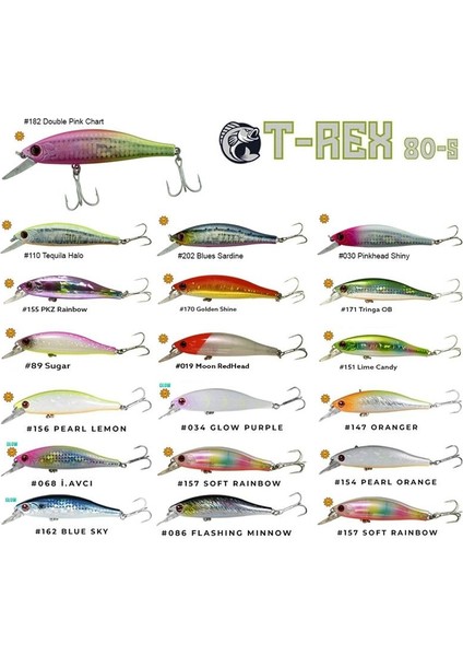 T-Rex 80S 11 gr 80 mm Maket Balık