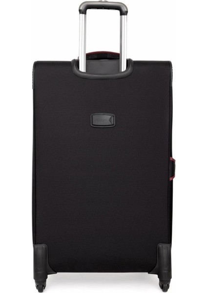 Siyah Kumaş Unisex Büyük Boy Valiz PLVLZ22801AB fırsatları