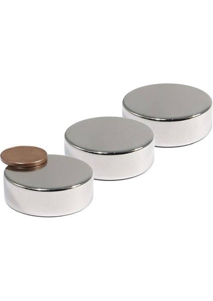 Çok Güçlü Neodyum Mıknatıs Yuvarlak 30X10 mm - Nadir Toprak Mıknatısı modelleri