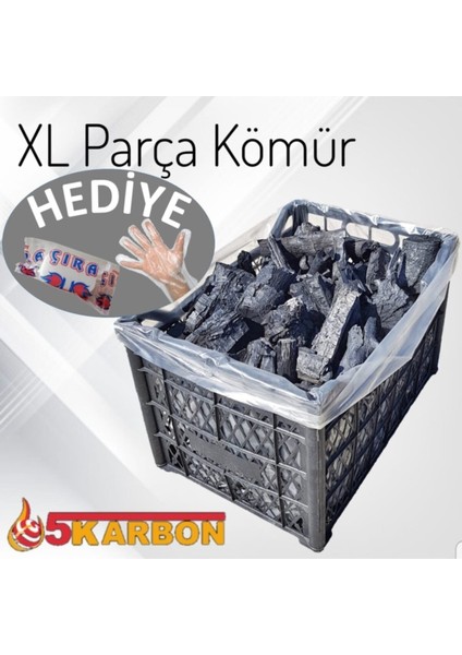 Meşe Mangal Kömürü (Büyük Parçalı) 10KG Sepet fiyatları