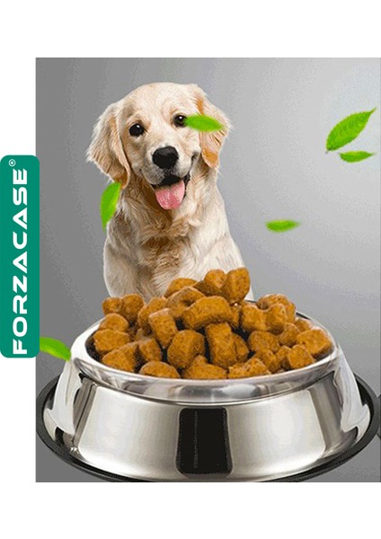 17 cm 250 ml Kedi Köpek Metal Mama ve Su Kabı - FC033