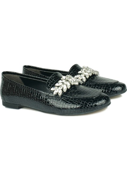 111026 066 Kadın Siyah Rugan Büyük & Küçük Numara Babet fiyatları