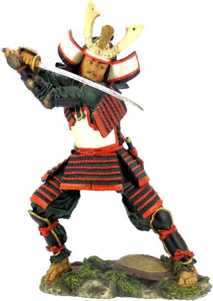 Veronese Biblolar-Wise Uzakdoğu Figür-Wıse Samuray-17,5*11*24 CM-JWU72585AA– Dekoratif Obje ve Koleksiyonluk Model