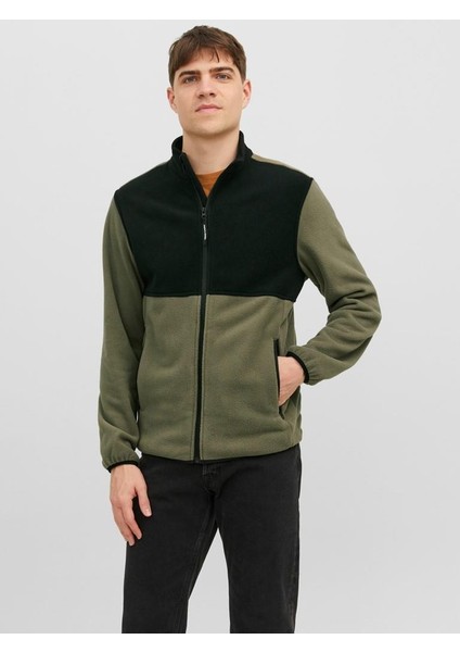 Jack & Jones Jjflame Fleece Jacket Yeşil