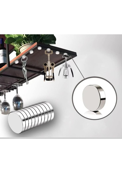 8mm x 3mm Yuvarlak Güçlü Neodyum Mıknatıs Magnet modelleri