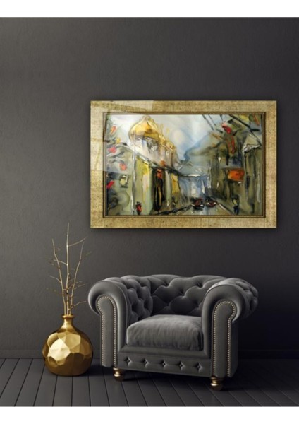 Eliza Home Yağlı Boya Cam Tablo