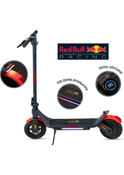 Kickscooter A6 Pro Redbull Arkadan Itişli 500 Watt 25 Km Elektr