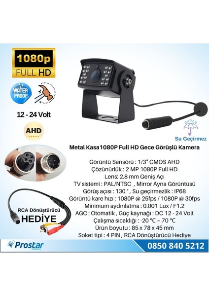 8010 Ledli Ahd 1080P Alüminyum Büyük Boy Gece Görü