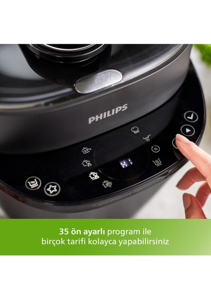 All In One Cooker Elektrikli Düdüklü Tencere, 5l Kapasite 35 Farklı Program 30 Dk’da Leziz Yemekler